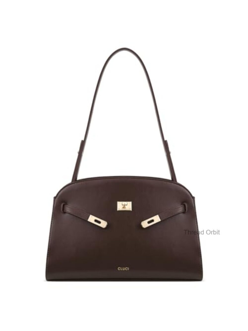 Vegan Leather Satchel Bag with 2 Adjustable Straps, Water Repellent Shoulder